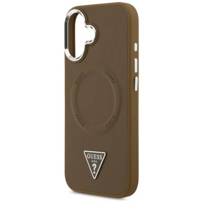 6. Guess Triangle Logo MagSafe case for iPhone 17 - brown