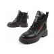 8. Lee Cooper boots, women's boots, leather boots, black, red, warm