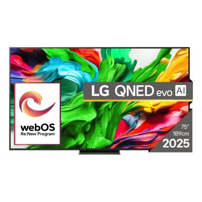 LG 75QNED86A3A QNED 75" 4K Ultra HD 120Hz WebOS Dolby Digital DVB-T2 TV Black