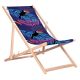 GREENBLUE CLASSIC BEECH DECK CHAIR WITH TOUCAN PRINT PATTERN GB183 TOUCANS