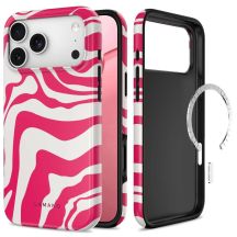 Tech-Protect Lamano MagSafe Case for iPhone 18 Pro Max / 17 Pro Max - White and Pink