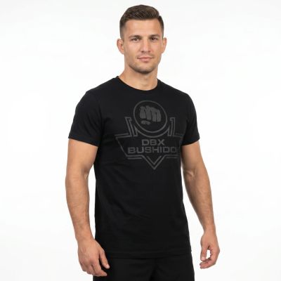 4. Men's T-shirt Black Cotton T-shirt DBX Bushido