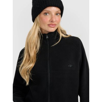 3. Women's oversize stand-up collar fleece 4F 4FRAW25TFLEF450-20S