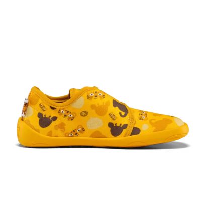 10. Affenzahn barefoot slipper cotton moccasins tiger (01398-10009)