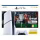7. Sony PlayStation 5 Slim Disc Edition 1 TB + EA Sports FC 26