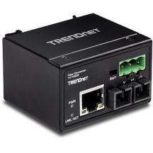 TRENDnet TI-F10S30 – Media converter – Ethernet, Fast Ethernet – 10Base-T, 100Base-FX, 100Base-TX – RJ-45 / single-mode SC – up to 30 km – 1310 nm