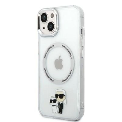 2. Karl Lagerfeld KLHMP14MHNKCIT iPhone 14 Plus 6.7" hardcase transparent Iconic Karl&Choupette Magsafe