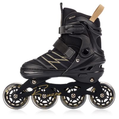 2. Meteor L 38-43 Buzzy Roller Skates Black/Gold