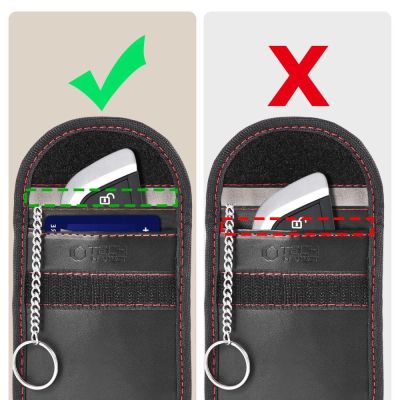 7. Tech-Protect KLR100 RFID Case - Black and Red