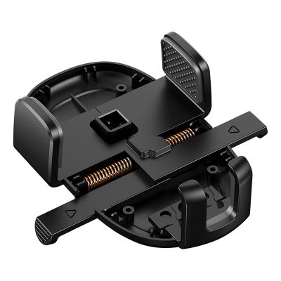 4. Baseus UltraControl Pro Clamp-on Car Holder with Suction Cup/Hook for Air Vent - Black