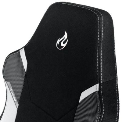 14. Nitro Concepts X1000 Gaming Chair Upholstered Seat Black, White