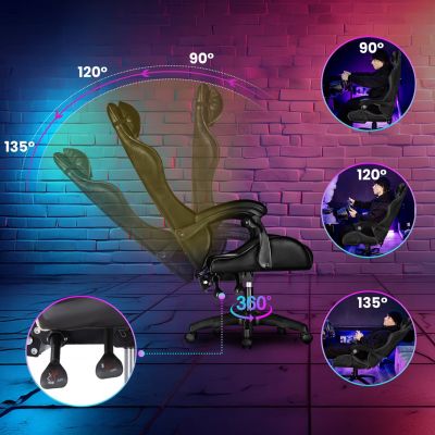 9. Extralink Gaming | Gaming Chair | Office, Swivel, Bucket, Black, G-524