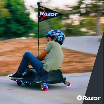 19. Razor CRAZY CART Shift Lightshow Lithium - Electric Drift Car