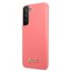2. Guess GUHCS22MLSLMGFU S22+ S906 fuchsia/fuchsia hardcase Silicone Script Metal Logo
