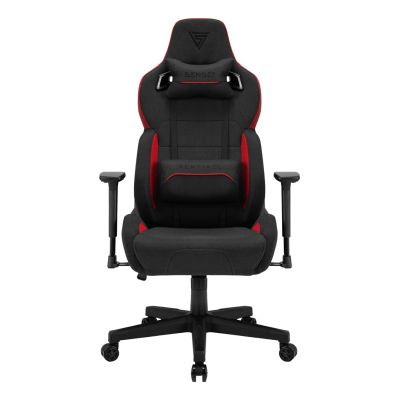 2. SENSE7 Sentinel Gaming Chair Upholstered Seat Black, Red