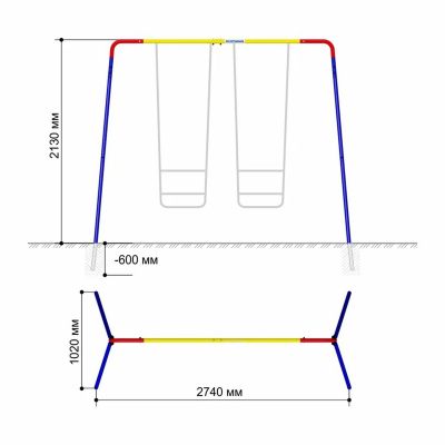 3. Gardenluxus double swing frame