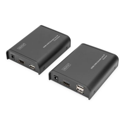 DIGITUS KVM EXTENDER HDMI+USB 120M CAT.5E UTP/IP 1080P FHD 60HZ AUDIO (SET) DS-55202