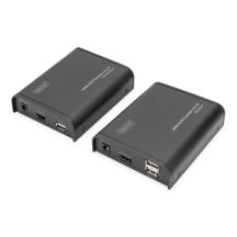 DIGITUS KVM EXTENDER HDMI+USB 120M CAT.5E UTP/IP 1080P FHD 60HZ AUDIO (SET) DS-55202