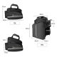 9. Rockbros A6-03BK bicycle bag for trunk 35 l with fold-out pockets - black