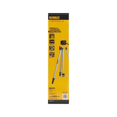 3. DEWALT DE0881T Aluminum Tripod with 1/4" Thread 75-184cm