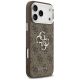 4. Guess 4G Big 4G Classic Logo Case for iPhone 17 Pro Max Brown - Silver