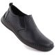 Rieker 05264-00 Men's Black Leather Slip-On Shoes