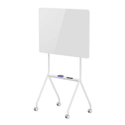 8. Ergo Office mobile dry-erase board, landscape orientation, white, single-sided, with shelf, board dimensions 1190x790mm, ER-306