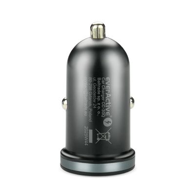 5. EVERACTIVE CAR CHARGER 1X USB + 1X USB-C 35W QC 3.0 PD BLACK CC-30Q