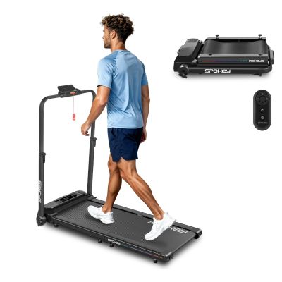 9. Spokey DASH+ foldable electric treadmill walking pad