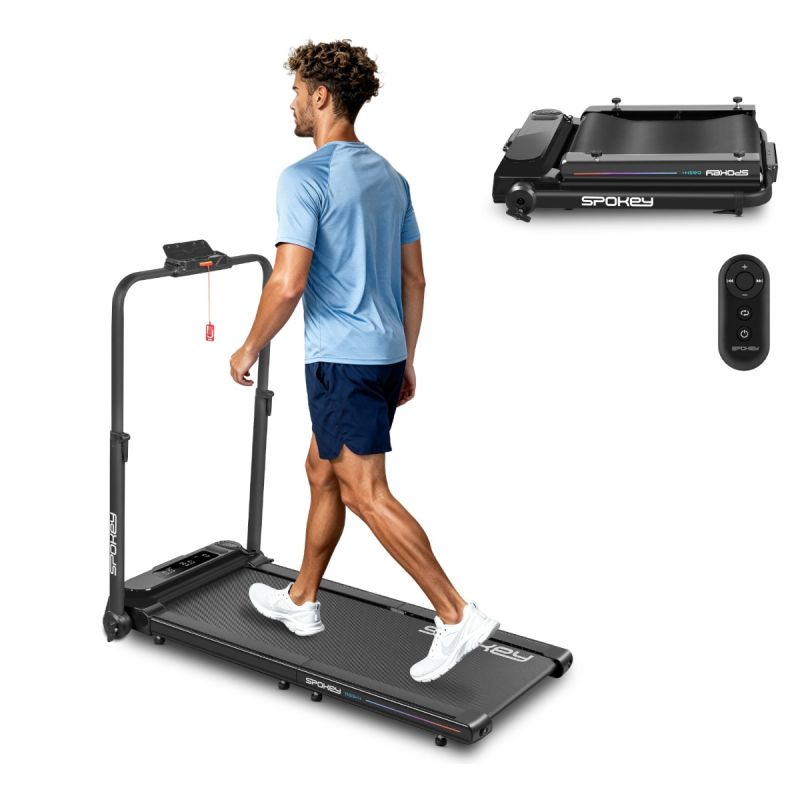 9. Spokey DASH+ foldable electric treadmill walking pad