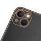 6. Dux Ducis Yolo iPhone 14 Plus case elegant faux leather cover black