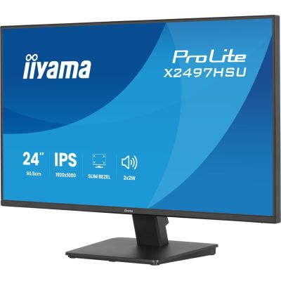35. iiyama ProLite X2497HSU-B1 computer monitor 60.5 cm (23.8") 1920 x 1080 px Full HD LED Black