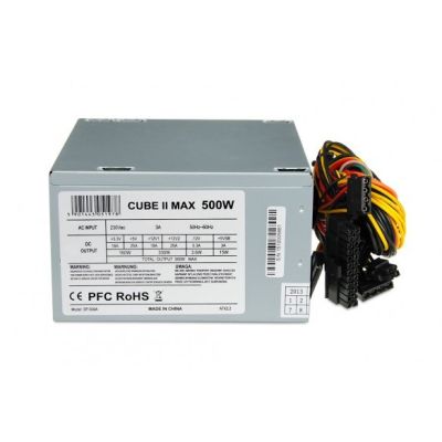 IBOX CUBE II 500W 12 CM FAN Power Supply ZIC2500W12CMFA