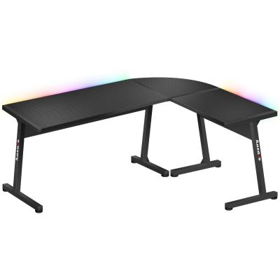 24. Huzaro Hero 6.0 Black RGB Gaming Desk