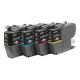 5. Brother LC-421XLVAL PagePack 4 pcs Original High (XL) Yield Black, Cyan, Magenta, Yellow