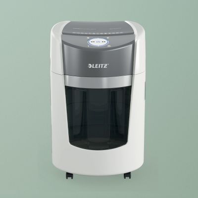 10. Leitz IQ OptiMax Small Office 350 shredder, 22l, P5, 8 sheets, Automatic Start/Stop, Reverse function, Rotating bin - 33% more shred capacity