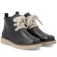 10. Women's leather ankle boots, black Rieker 71100-00