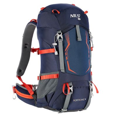 NC1993 NORTHLAKE NAVY BLUE TOURIST BACKPACK 30L+10 NILS CAMP