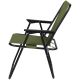11. CAMPING CHAIR WITH ARMRESTS 52x44x75CM FOLDING GREEN
