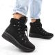 3. Waterproof insulated women's hiking boots in black Rieker 48034-00