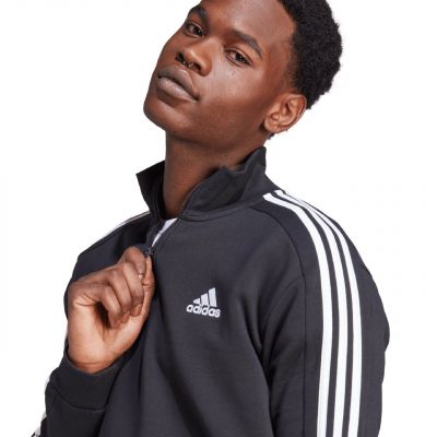 5. adidas Essentials Fleece 3-Stripes 1/4-Zip M HZ6235 sweatshirt