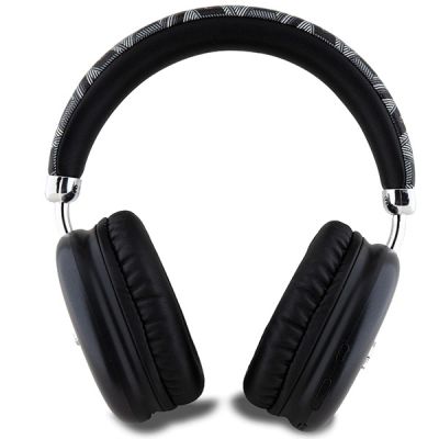 3. Guess GCube Metallic Script Logo Headphones - Black
