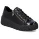 30. Rieker W N2501-00 black wedge shoes