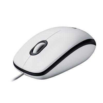 Logitech M100 White Mouse