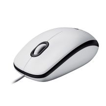 Logitech M100 White Mouse