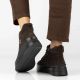 7. Women's leather suede ankle boots on a dark brown platform Filippo DBT4215