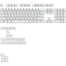 Glorious Backlit GPBT, ANSI (US) Layout, PBT, Dye-Sub - White