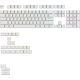 Glorious Backlit GPBT, ANSI (US) Layout, PBT, Dye-Sub - White