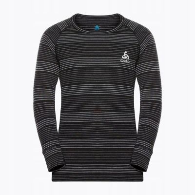 Odlo Set long ACTIVE WARM ECO SET children's underwear set size 164cm Black-Gray