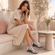 6. Women's openwork silver sandals M.Daszyński MR24148-2